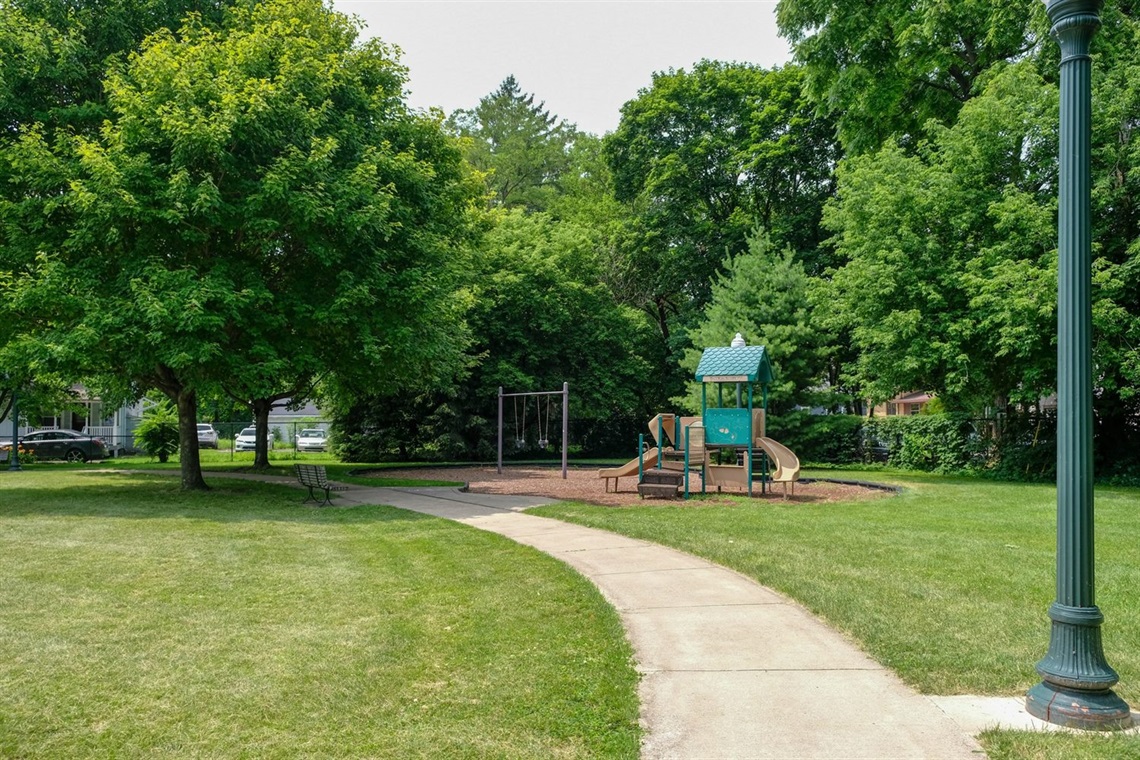 A view of Dutton Street Park